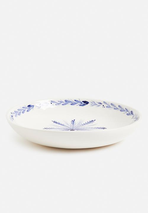 Urchin Art - Locos medium platter - blue