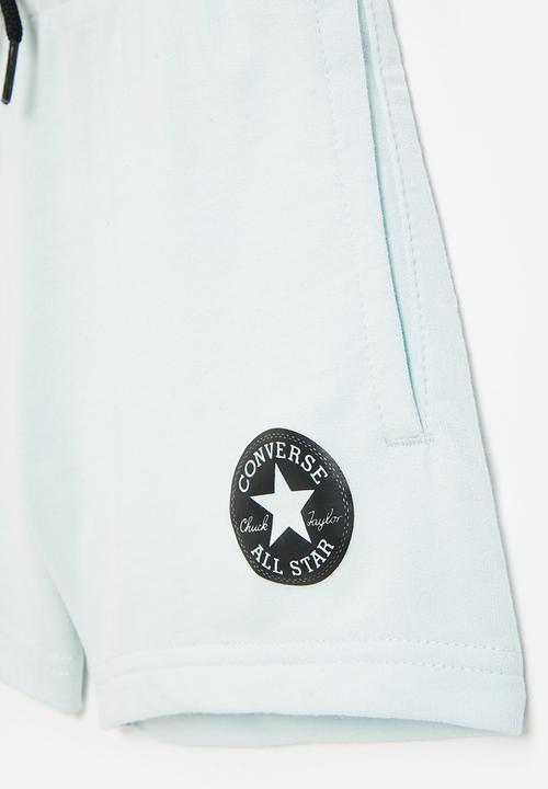 Converse - Teen chuck patch core short - aqua mist