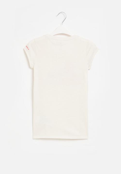 Converse - Short sleeve chuck taylor gfx t-shi - egret