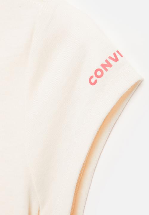 Converse - Short sleeve chuck taylor gfx t-shi - egret