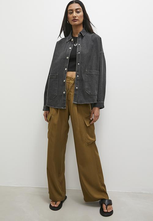 Superbalist - Denim overshirt - black