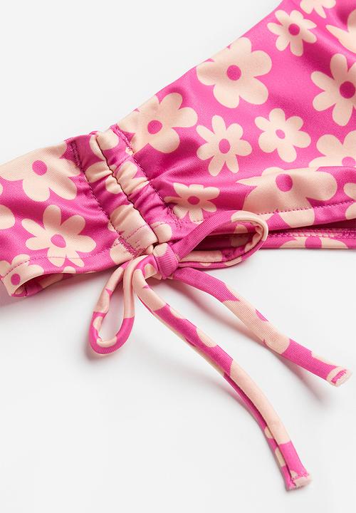 H&M - Bikini bottoms - cerise/floral