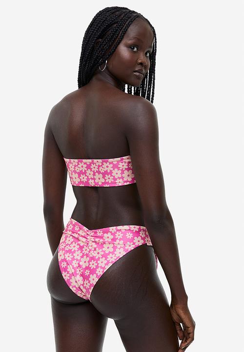 H&M - Bikini bottoms - cerise/floral