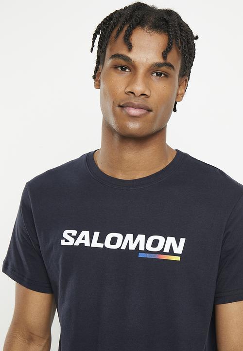 Salomon - Race short sleeve tee - mid-blue