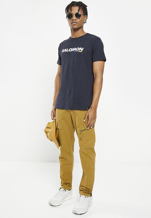 Salomon - Race short sleeve tee - mid-blue