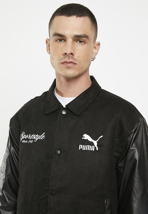PUMA - Puma team varsity jacket - puma black 