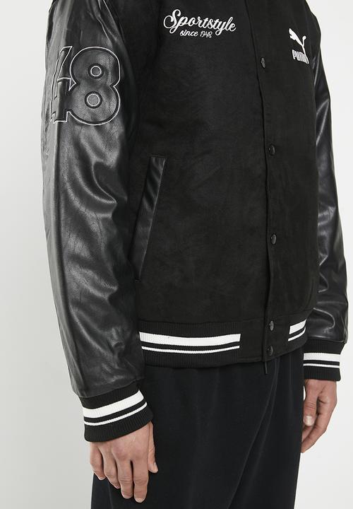 PUMA - Puma team varsity jacket - puma black 