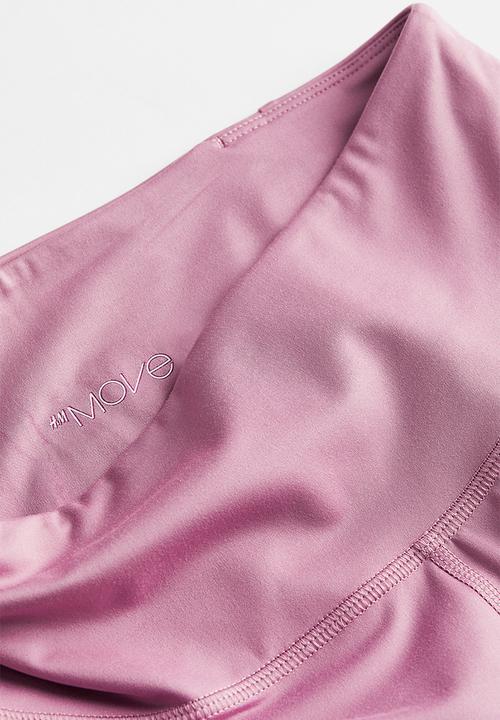 H&M - Softmove™ sports tights - pink