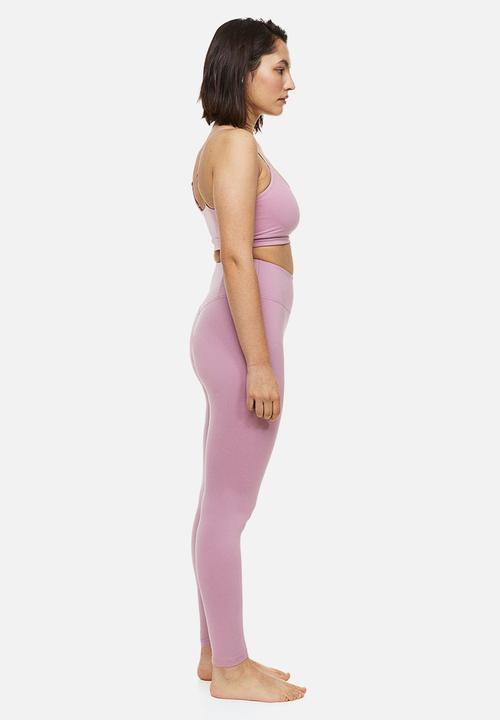 H&M - Softmove™ sports tights - pink