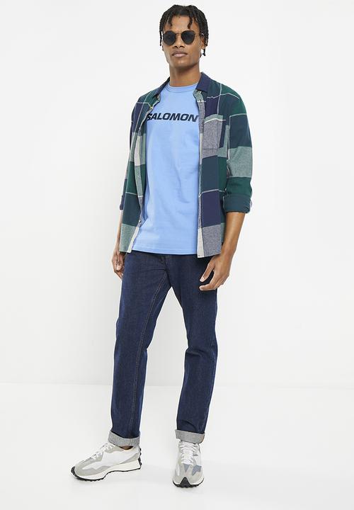 Salomon - Core logo short sleeve tee - cobalt