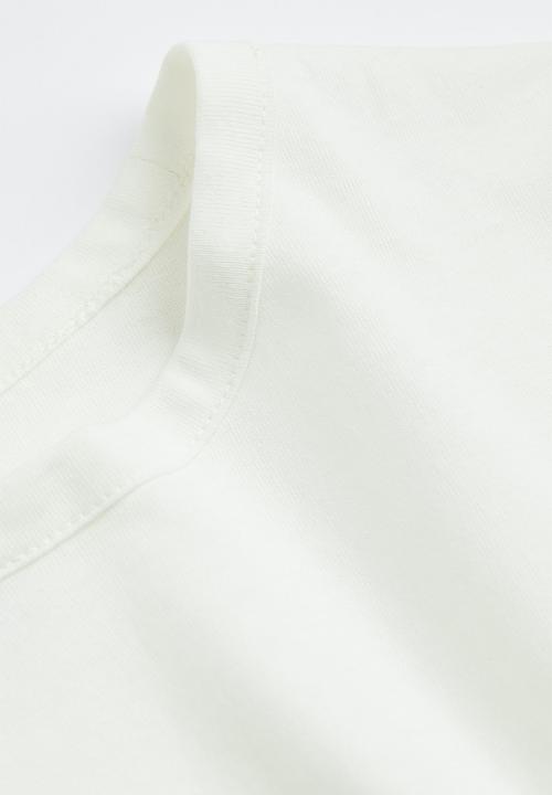 H&M - Cotton jersey T-shirt - white