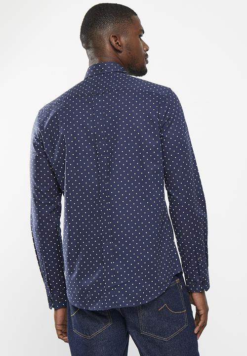Ben Sherman - Polka dot shirt - dark navy