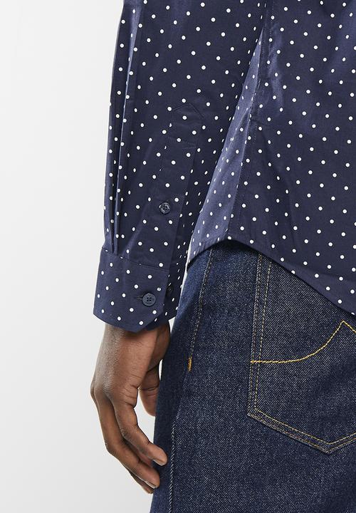 Ben Sherman - Polka dot shirt - dark navy