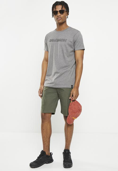 Salomon - Baltoro short sleeve tee - dark-grey