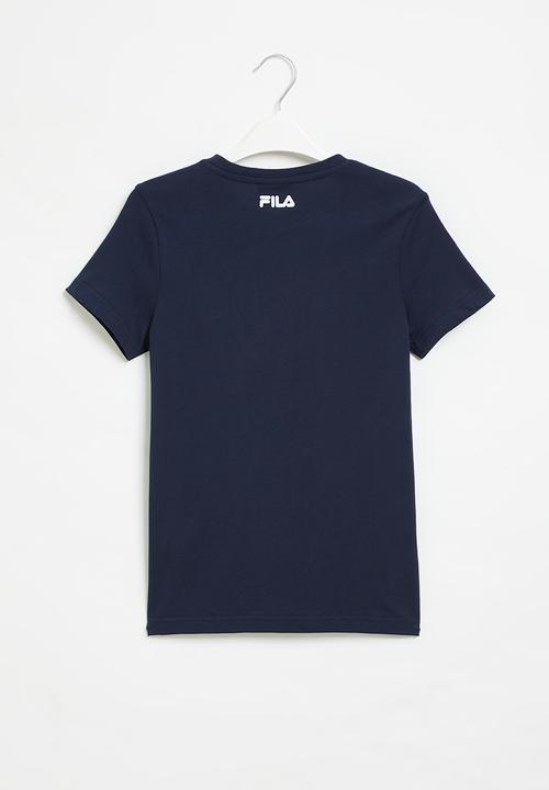 FILA - Roman short sleeve tee - peacoat