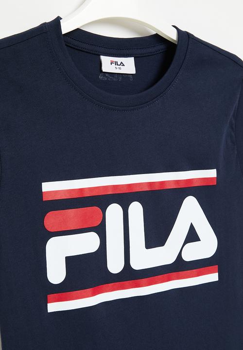 FILA - Roman short sleeve tee - peacoat