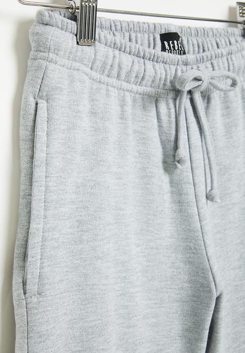 Rebel Republic - Printed short - grey mel