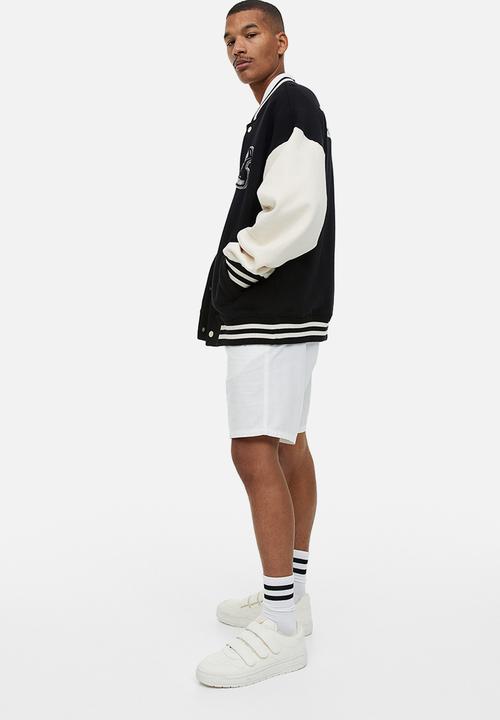 H&M - Regular fit cotton shorts - white