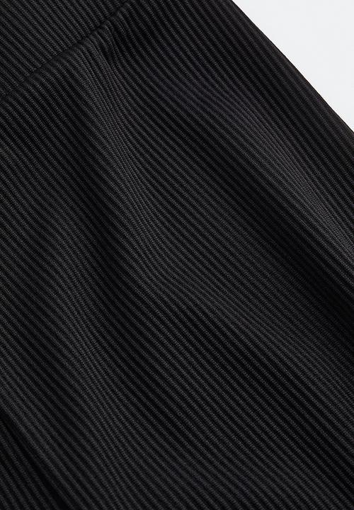 H&M - Ribbed cycling shorts - black