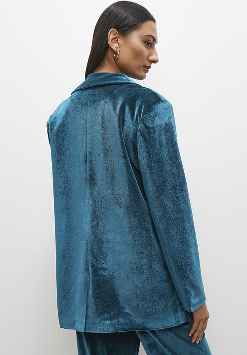 Superbalist - Velour co - ord - teal
