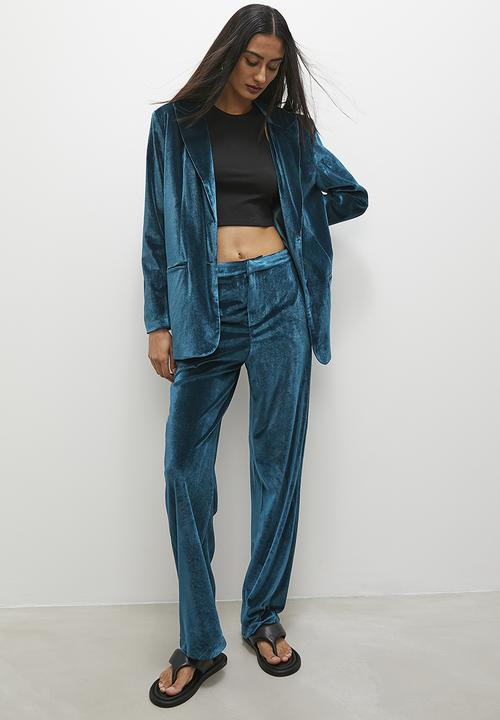 Superbalist - Velour co - ord - teal