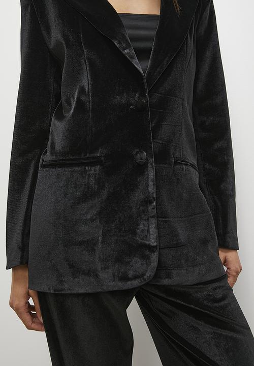 Superbalist - Velour co - ord - black