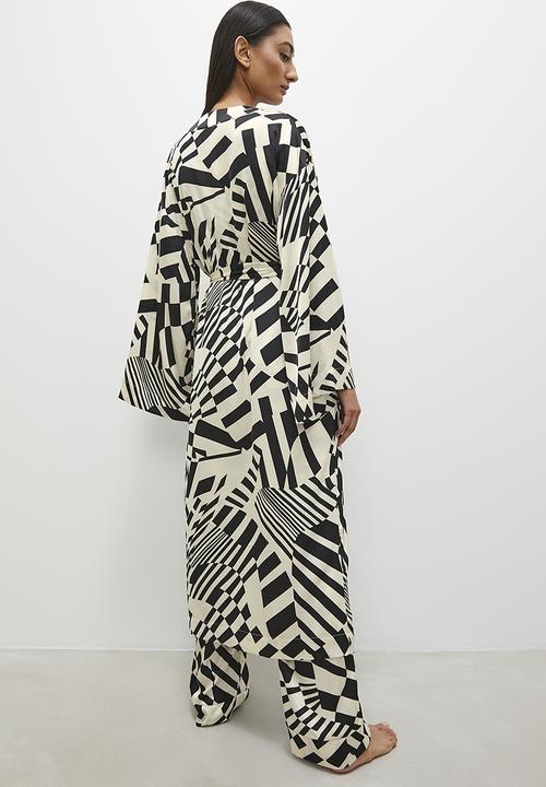 Superbalist - Maxi robe - black geo
