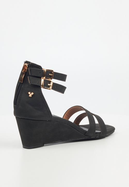 Butterfly Feet - Marla 1 wedge heel - black