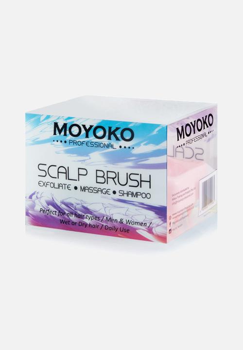 Moyoko Professional - Scalp Exfoliating Brush - Soft Silicone Massaging Bristles - Pink