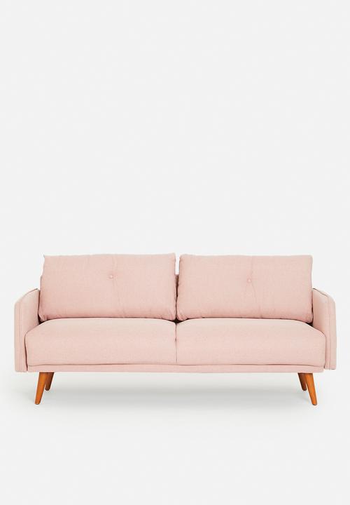 Sixth Floor - Montreux 3 seater sofa - blush