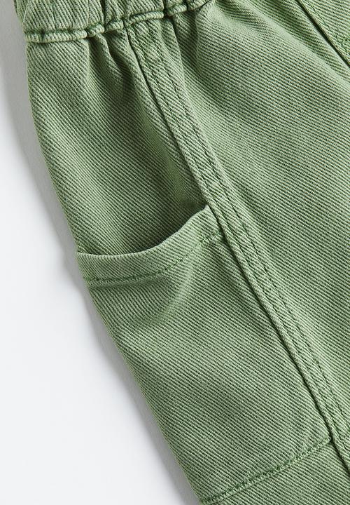 H&M - Relaxed fit jeans - green