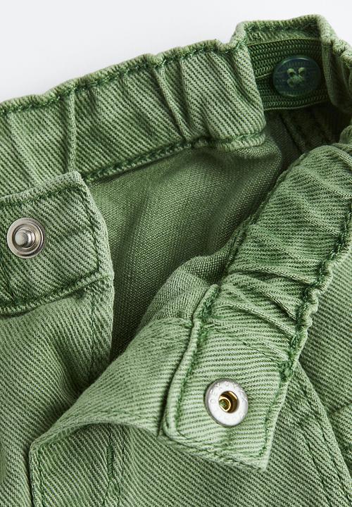 H&M - Relaxed fit jeans - green
