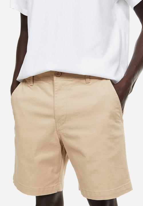H&M - Regular fit chino shorts - beige