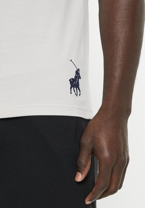 POLO - Men sport short sleeve logo tee - light grey