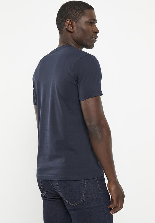 POLO - Men sport short sleeve logo tee - navy