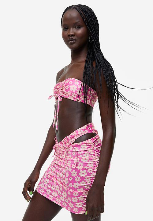 H&M - Gathered swim skirt - pink