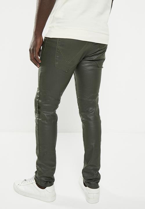 Valenta - Ricardo coated denim  - green