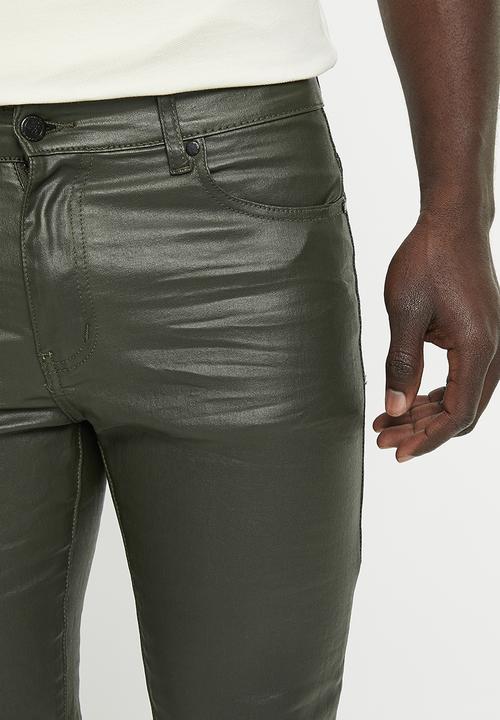 Valenta - Ricardo coated denim  - green