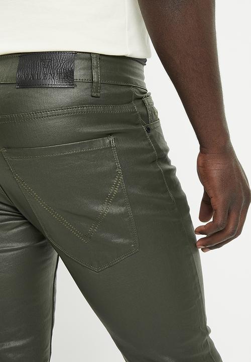 Valenta - Ricardo coated denim  - green