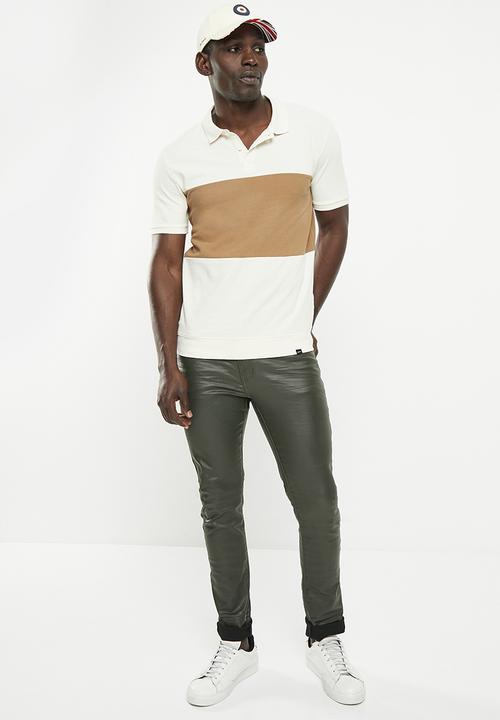 Valenta - Ricardo coated denim  - green