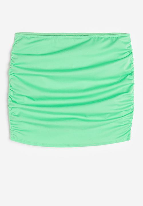 H&M - Gathered swim skirt - green