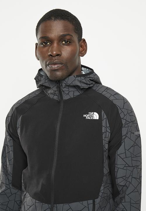 The North Face - M MA LAB WIND FULL ZIP - EU - E1TNF Black TNF Tangram Print-TNF Black 