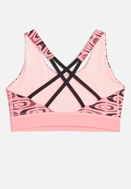 PUMA - Retro glam strappy bra - koral ice