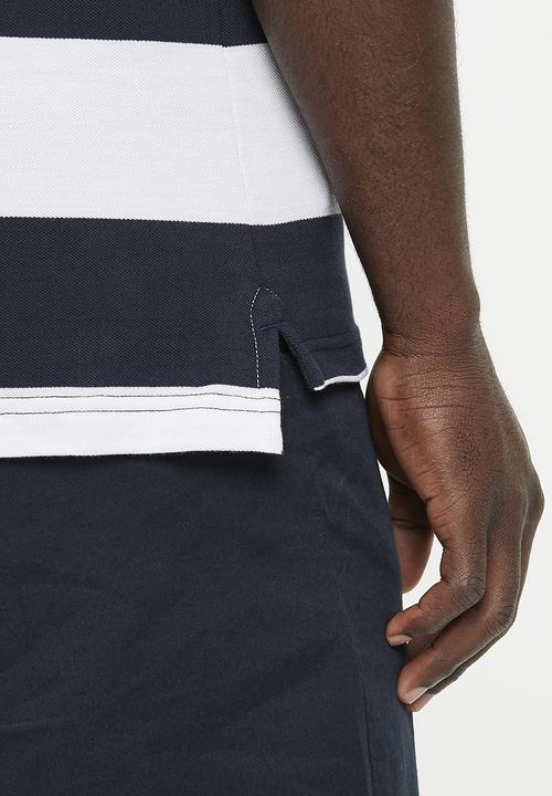 Nautica - Neils tee - navy/white 