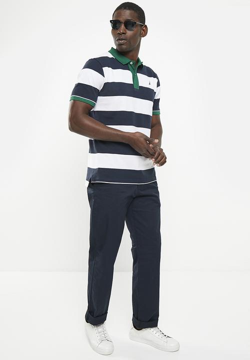 Nautica - Neils tee - navy/white 