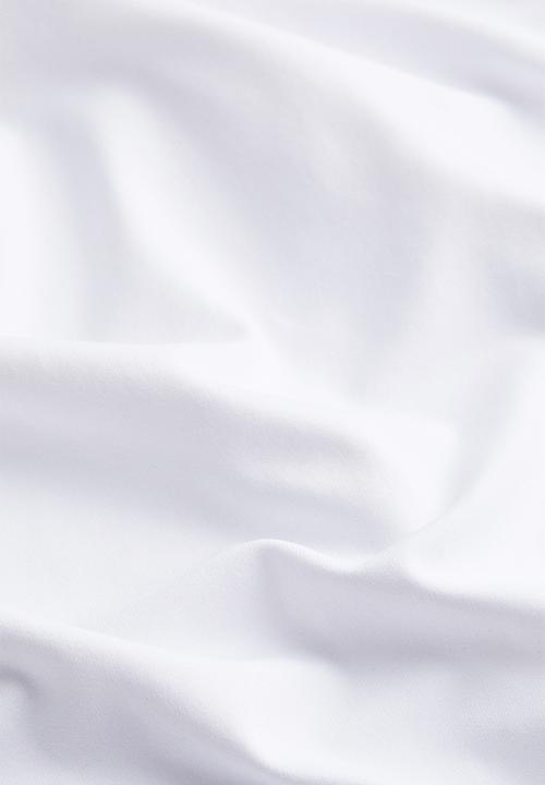 H&M - Fitted microfibre T-shirt - white