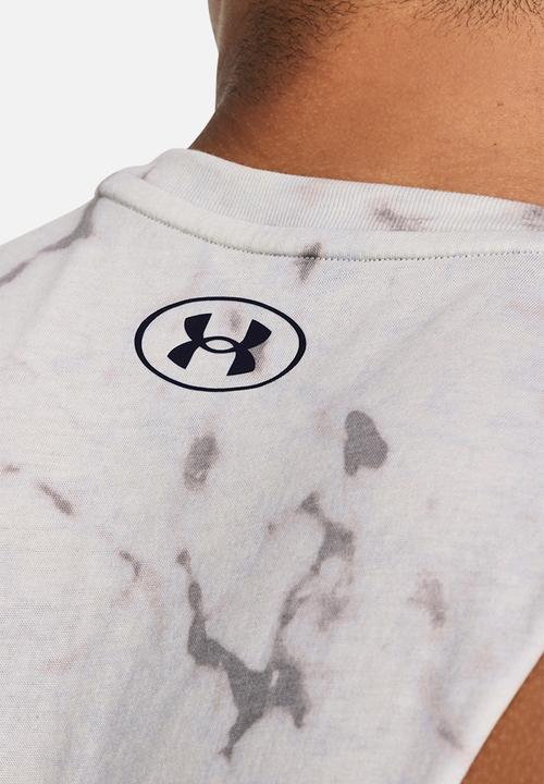 Under Armour - UA Project Rock brahma bull tank - white clay / midnight navy