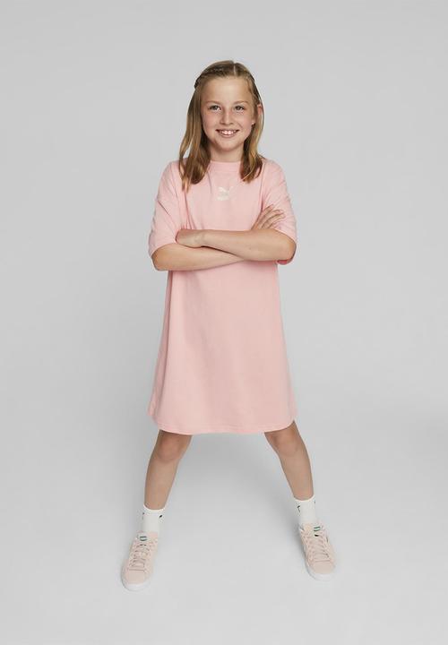 PUMA - Classics tee dress g - peach smoothie