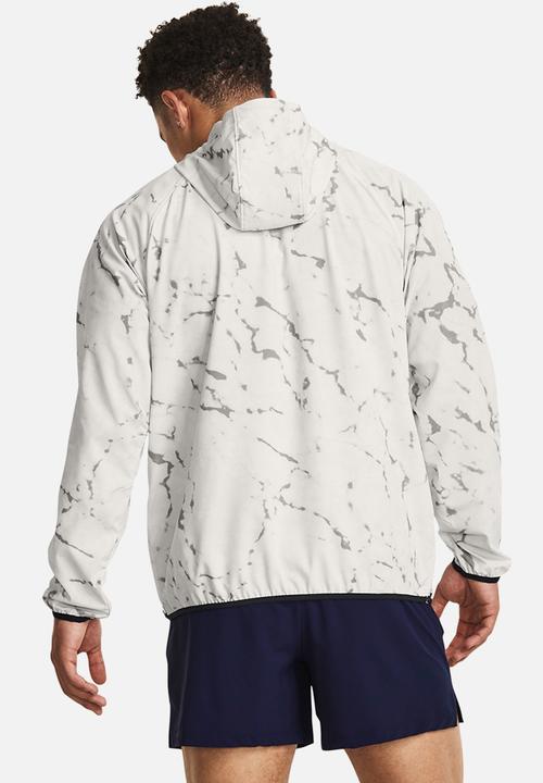 Under Armour - UA Project Rock PT unstoppable jacket - white clay & black