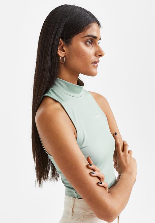 H&M - Printed jersey top - light green/tomorrow 